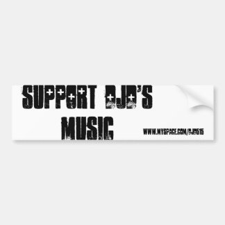 "Support DJD"-Bumpersticker Bumpersticker