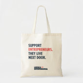 Support Entrepreneurs Tote Bag (Voorkant)