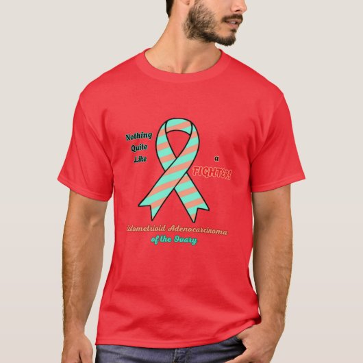 Support Fighters of EAC of the Ovary Awareness Rib T-shirt (Voorkant)