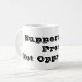 Support Free Press Mok (Voorkant links)