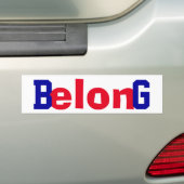 Support Freedom Free Speech absolutist B-elon-g Bumpersticker (Op auto)
