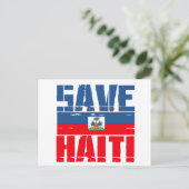 SUPPORT HAITI BRIEFKAART (Staand voorkant)