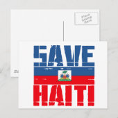 SUPPORT HAITI BRIEFKAART (Voorkant / Achterkant)