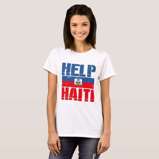 SUPPORT HAITI T-SHIRT (Voorkant volledig)