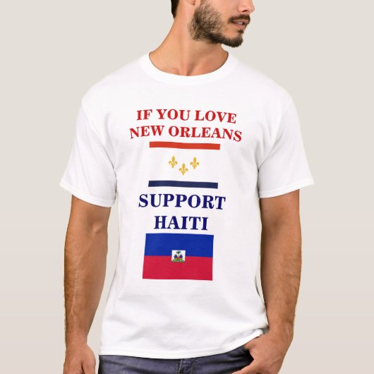 SUPPORT HAITI T-SHIRT (Voorkant)