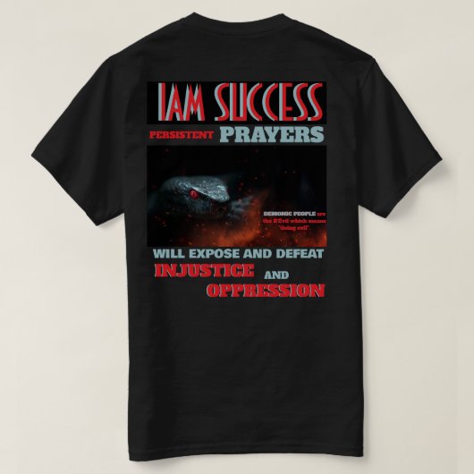 SUPPORT HIM T-SHIRT (Design achterkant)