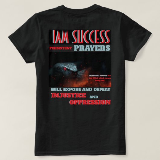 SUPPORT HIM T-SHIRT (Design achterkant)