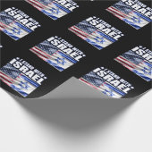Support Israel I Stand with Israel Cadeaupapier (Hoek)