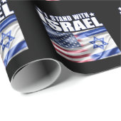 Support Israel I Stand with Israel Cadeaupapier (Rol Hoek)