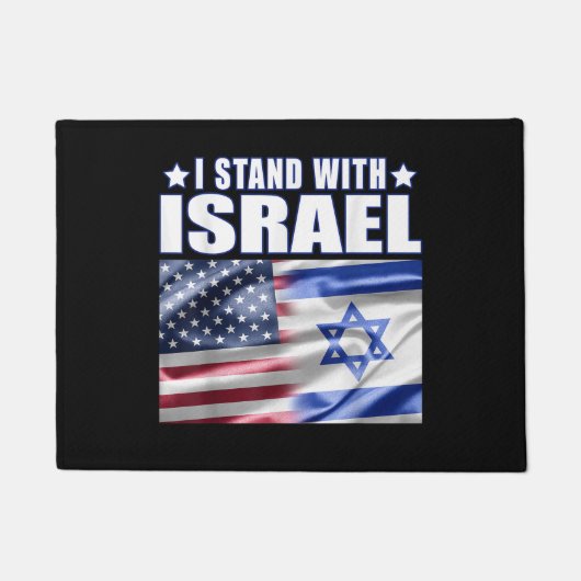 Support Israel I Stand with Israel  Deurmat (Voorkant)