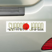 SUPPORT JAPAN semaphore flag Bumpersticker (Op auto)