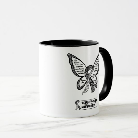 Support/liefde/geloof...Tarlov-cyst Mok (Voorkant rechts)