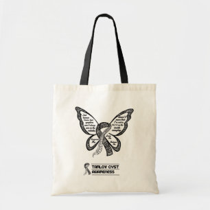 Support/liefde/geloof...Tarlov-cyst Tote Bag