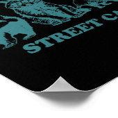 Support-local-street-cat Funny Wasbeer Opo Poster (Hoek)