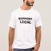 Support Local T-shirt - New Jersey (NJ) (Voorkant)