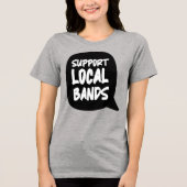 Support Lokale Bands T-shirt (Voorkant)