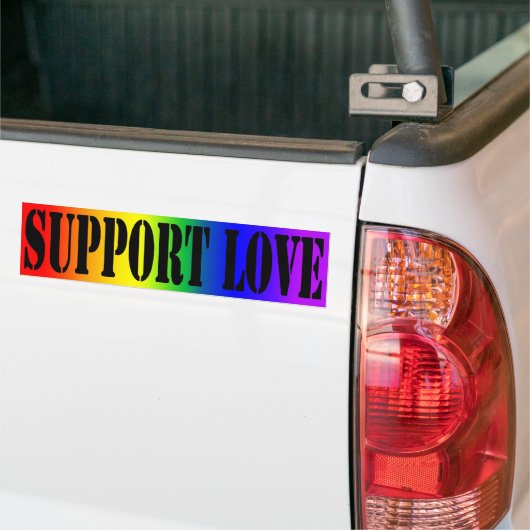 Support Love Bumpersticker (Op Truck)