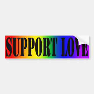 Support Love Bumpersticker