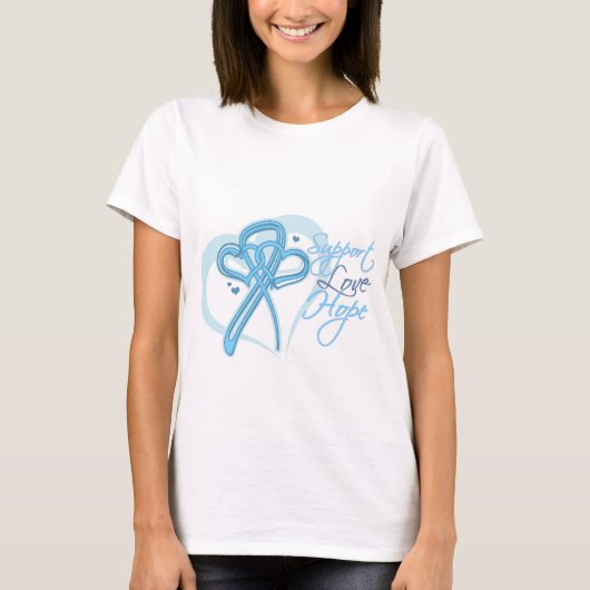 Support Love Hope - Prostate Cancer T-shirt (Voorkant)