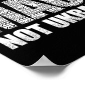 Support Maui Not Ukraine  Poster (Hoek)