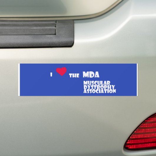 Support MDA Bumpersticker (Op auto)