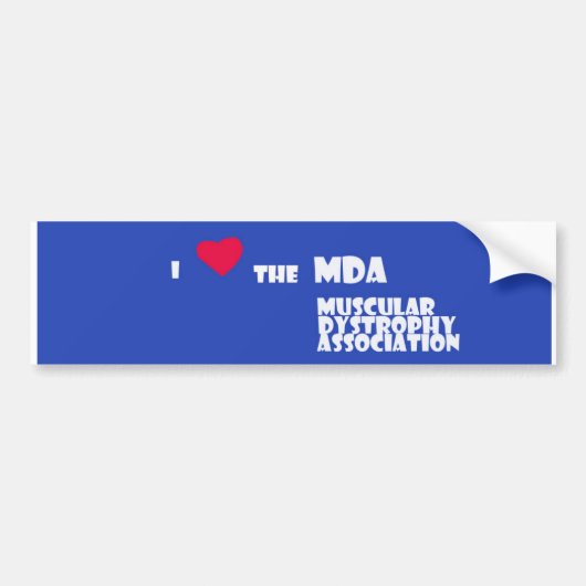 Support MDA Bumpersticker (Voorkant)