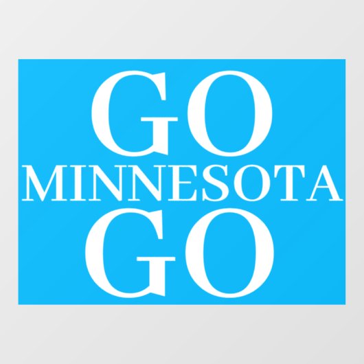 support Minnesota window cling Raamsticker (Vel)