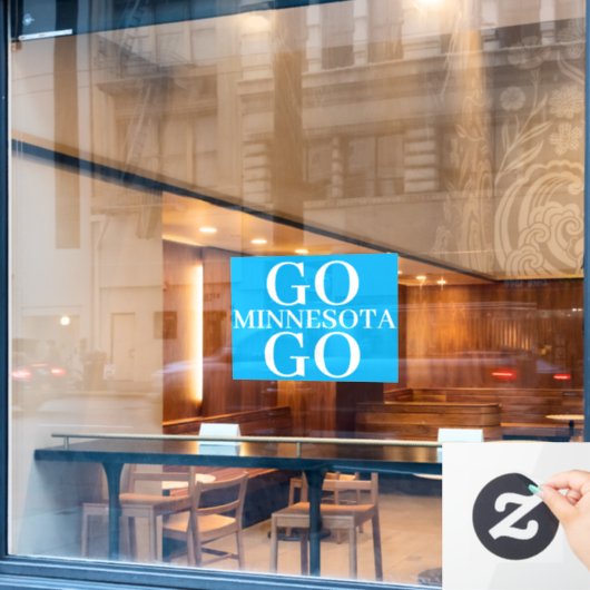 support Minnesota window cling Raamsticker (Cafe Raam)