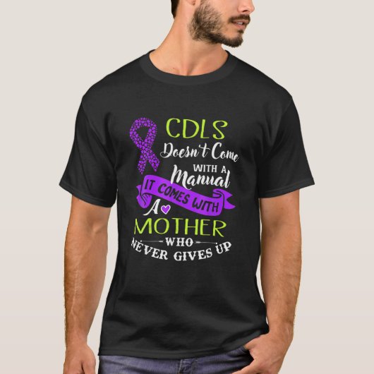 Support Mothers Of Children With Cornelia De Lange T-shirt (Voorkant)