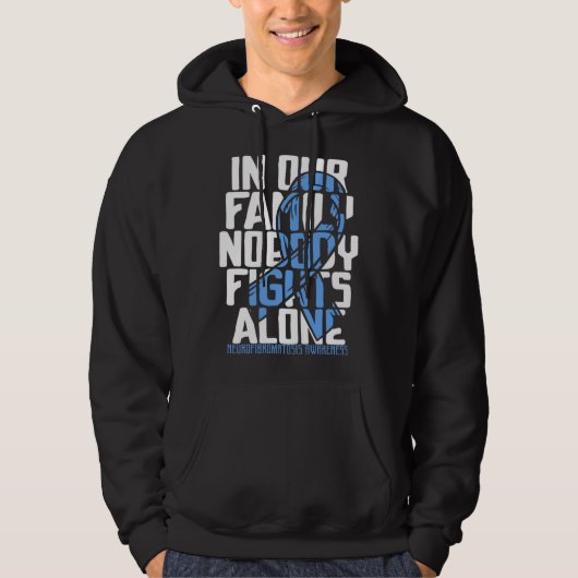 Support Neurofibromatosis Warrior Family Disease A Hoodie (Voorkant)