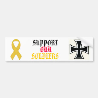 SUPPORT OUR  SOLDIERS BUMPERSTICKER