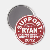 Support Paul Ryan Vice President Seal Magneet (Voorkant / Achterkant)