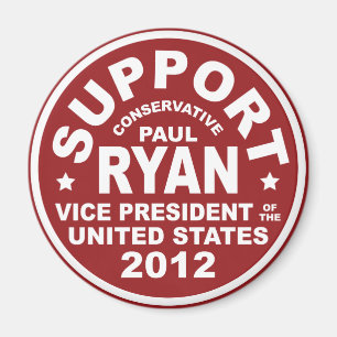 Support Paul Ryan Vice President Seal Magneet