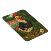 Support Polinators Cool Rooster in Leather Jacket Magneet (Rechterzijde)