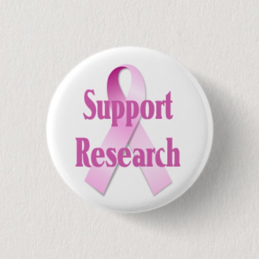 Support Research Breast Cancer Button (Voorkant)