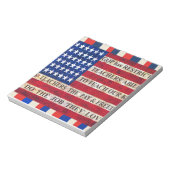 Support & Respect Our Teachers Notitieblok (Linkerzijde)