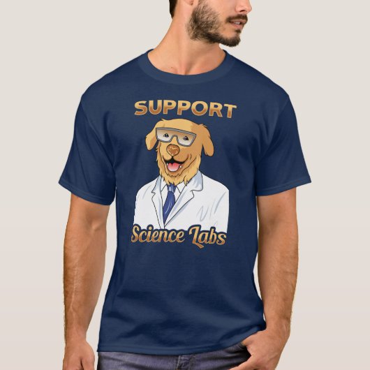 Support Science Labrador Gag T-shirt (Voorkant)