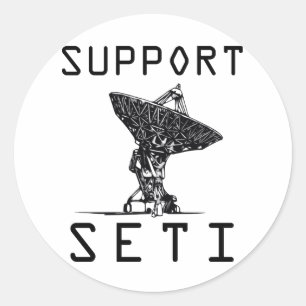 Support SETI Ronde Sticker