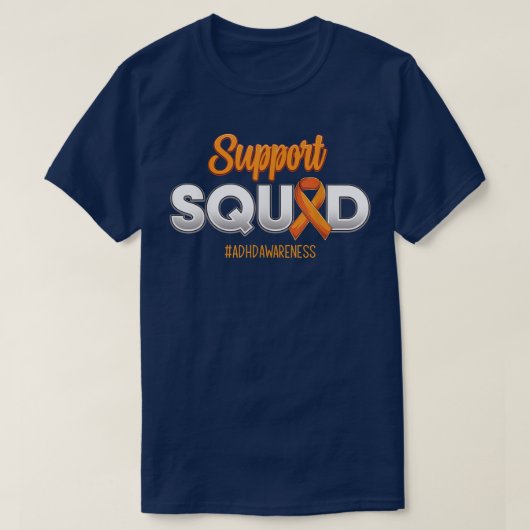 Support Squad ADHD-bewustzijn voor mij T-shirt (Design voorkant)
