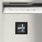 Support Squad Alopecia Bewustheid Magneet (Insitu (Vaatwasser))