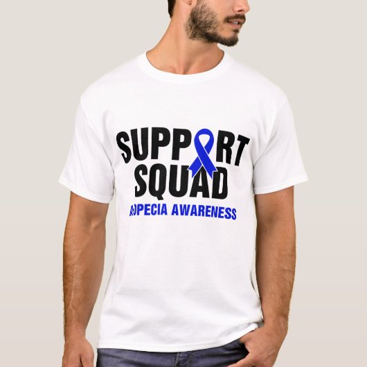 Support Squad Alopecia Bewustheid T-shirt (Voorkant)