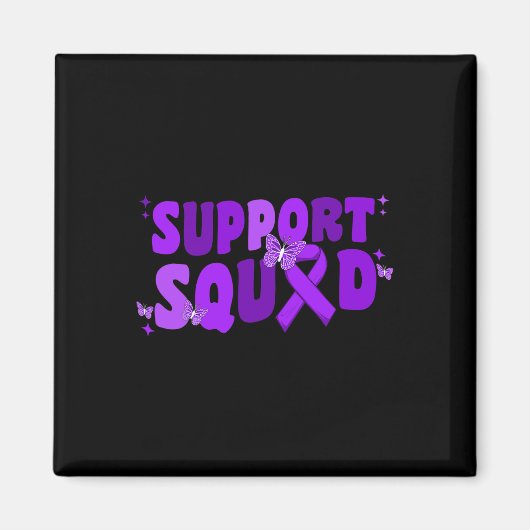 Support Squad Alzheimer's Awareness Magneet (Voorkant)