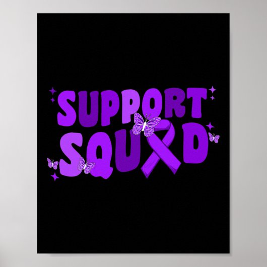 Support Squad Alzheimer's Awareness Poster (Voorkant)