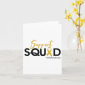 Support Squad - Bewustwording van kanker bij kinde Kaart (Gele Bloem)