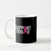 Support Squad Borstkanker Awareness Month Pink W Koffiemok (Links)