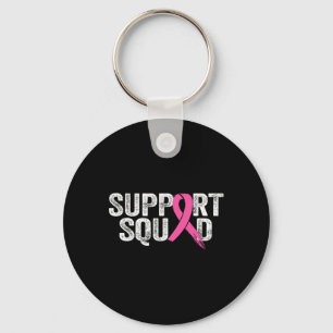 Support Squad Borstkanker Awareness Month Pink W Sleutelhanger