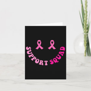 Support Squad Borstkanker Bewustzijn 2-zijdig Kaart