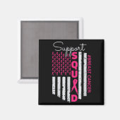 Support Squad Borstkanker Bewustzijn Amerikaanse v Magneet (Voorkant / Achterkant)