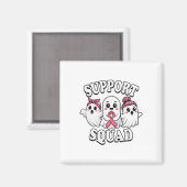 Support Squad Borstkanker Bewustzijn Schattigee ge Magneet (Voorkant / Achterkant)