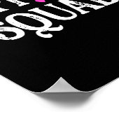 Support Squad Borstkanker - Borstkanker Aware Poster (Hoek)